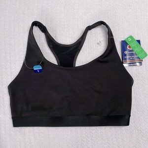 LAST CALL - New with tags - Champion sports bra - Large - Black